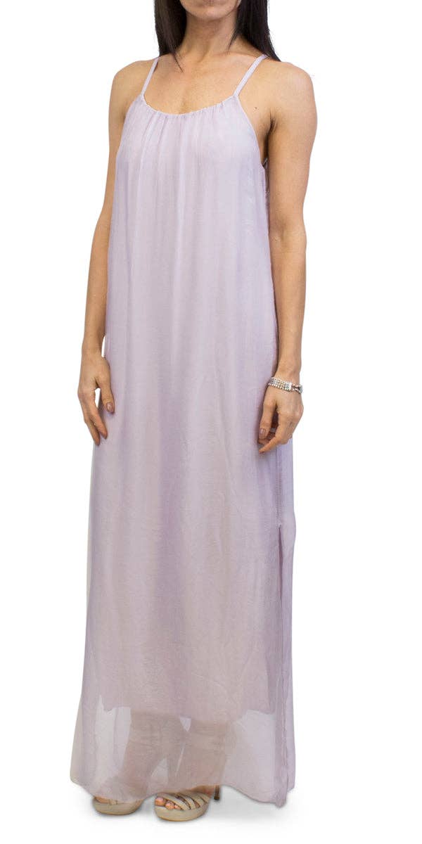 Gigi Moda - Wholesale Dress - Women's - Silk Spaghetti Maxi Dress2