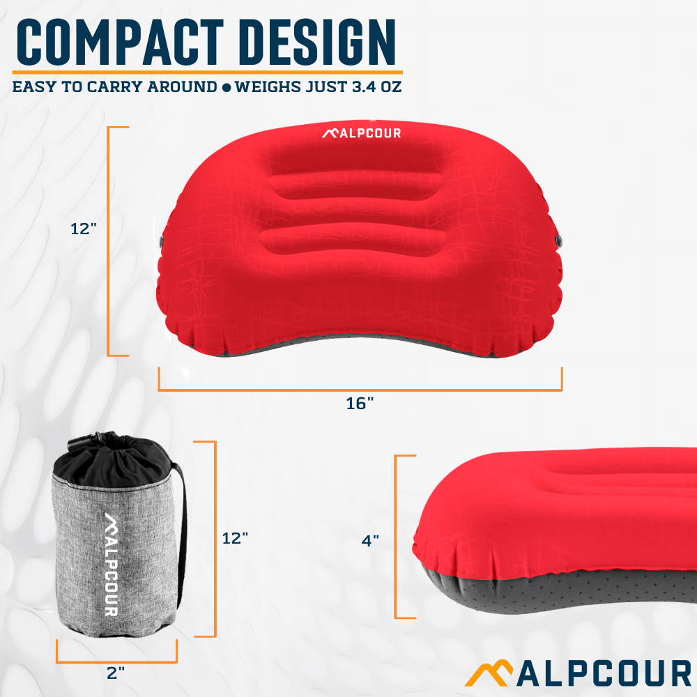Alpcour - Wholesale Travel Pillow - Alpcour Inflatable Camping Pillow1