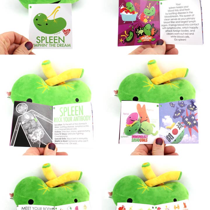 I Heart Guts | Organ Plushies Wholesale - Vente Peluche – enfant et bébé - Peluche de la rate - Lymphin' le rêve7