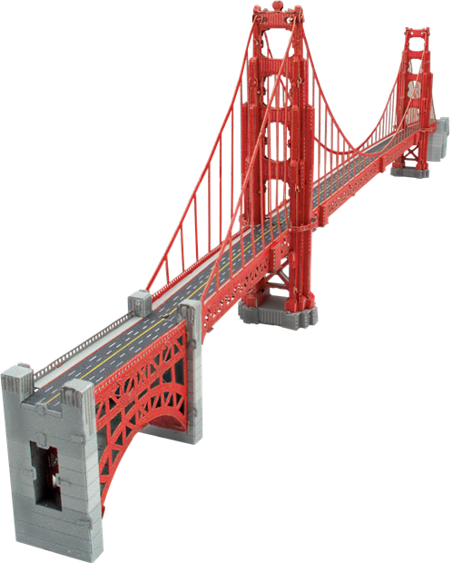 Metal Earth - Wholesale DIY Craft Kit - Golden Gate Bridge - Premium Series Metal Earth2