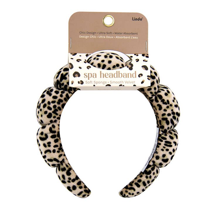 Lindo - Wholesale Spa Headband - Lindo Velvet Spa Headband (Chic Cloud Design)