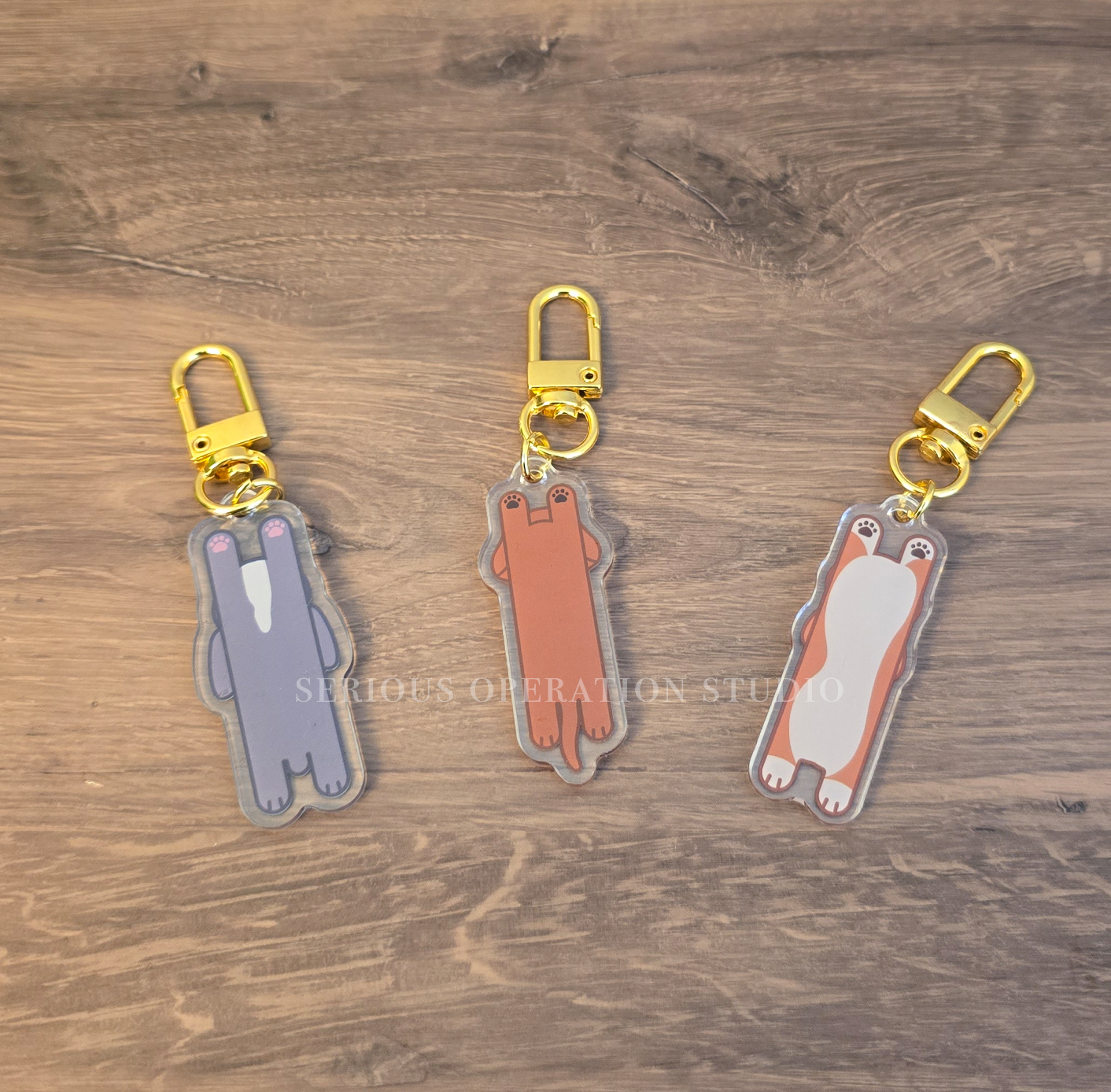 SeriousOperationStudio - Wholesale Keychain - Unisex - Long Cat & Dog Keychains7