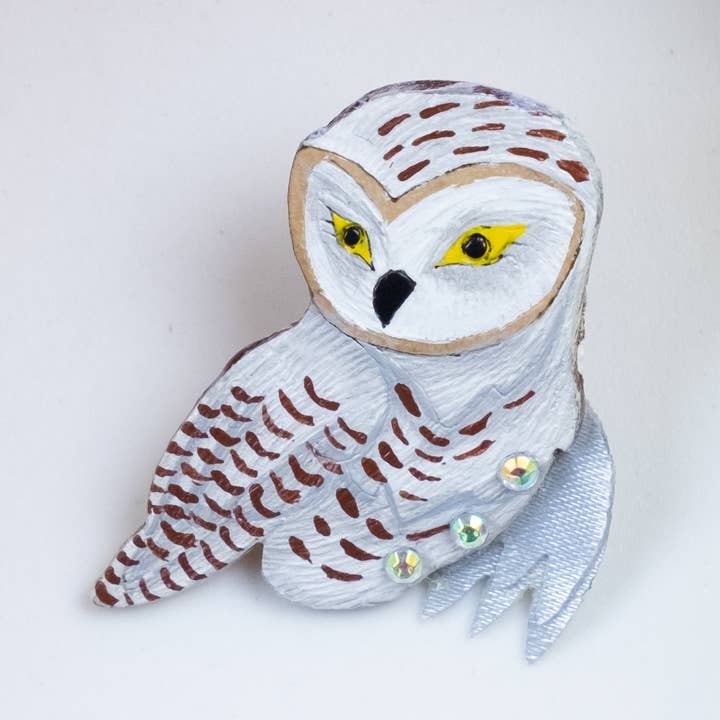 Broche búho para venta al por mayor de Tulia's Artisan Gallery