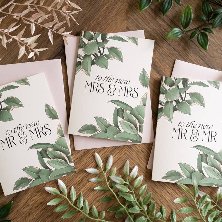 To The New... Wedding Card for wholesale by Hayley Jade Design Studio
