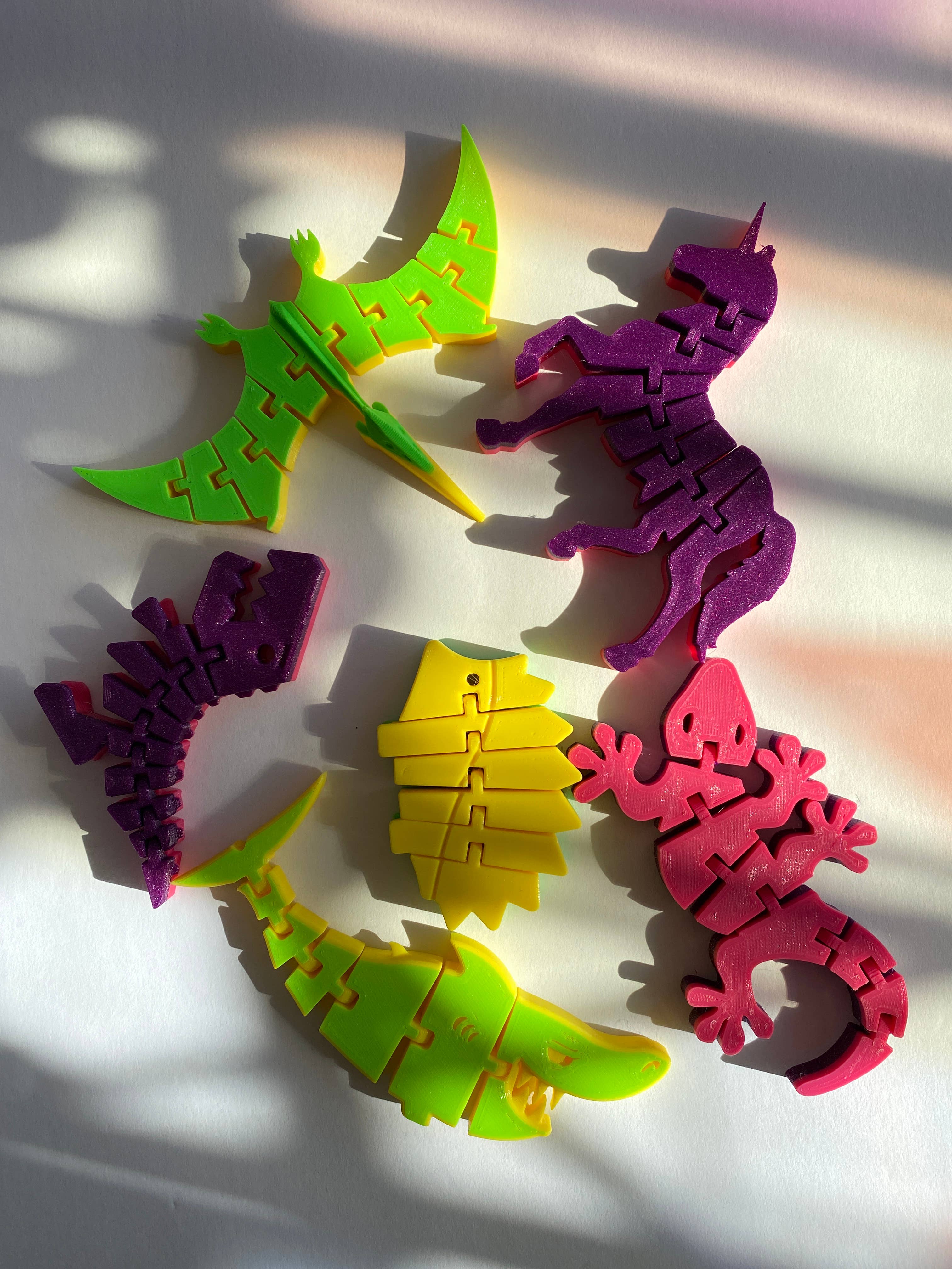 Love Always Leslie – Brinquedo Fidget - Crianças por atacado – Brinquedo Fidget Impresso em 3D, Brinquedo Ansiedade, Brinquedos Flexi, Flexi Animal2