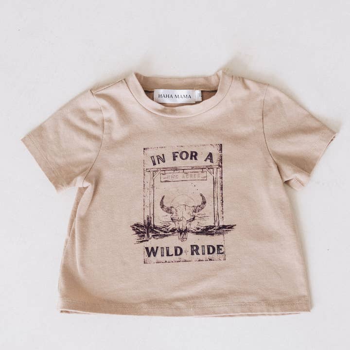 In For A Wild Ride T-Shirt - Kind für den Großhandel von HAHA MAMA Clothing