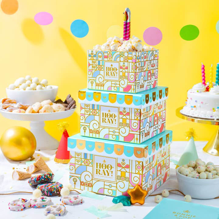 Bonnie & Pop - Wholesale Chocolate Box - The Birthday Abundance Gift Tower