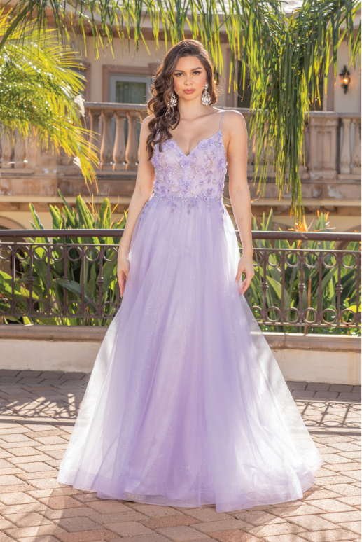 Dancing Queen Dress - Wholesale Gown - Women's - Elegant A-Line Evening Gown with Embroidered4