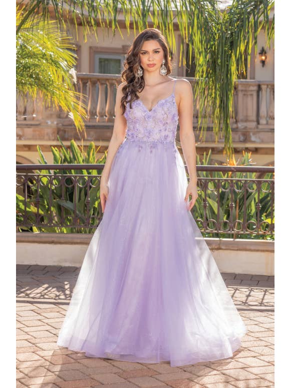 Dancing Queen Dress - Wholesale Gown - Women's - Elegant A-Line Evening Gown with Embroidered4