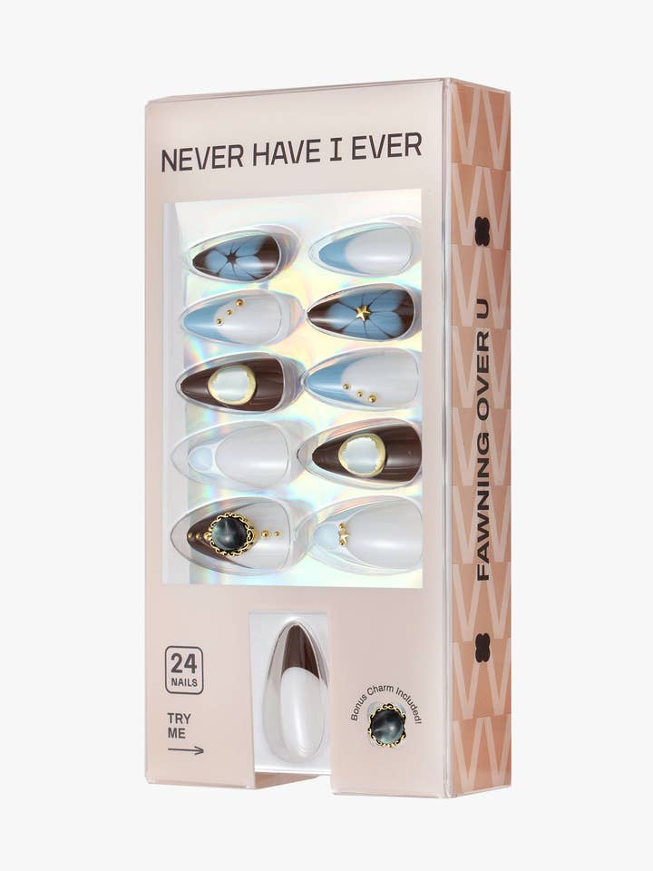 ADORAZIONE PER TE - UNGHIE FINTE A MANDORLA per la vendita all'ingrosso da parte di Never Have I Ever