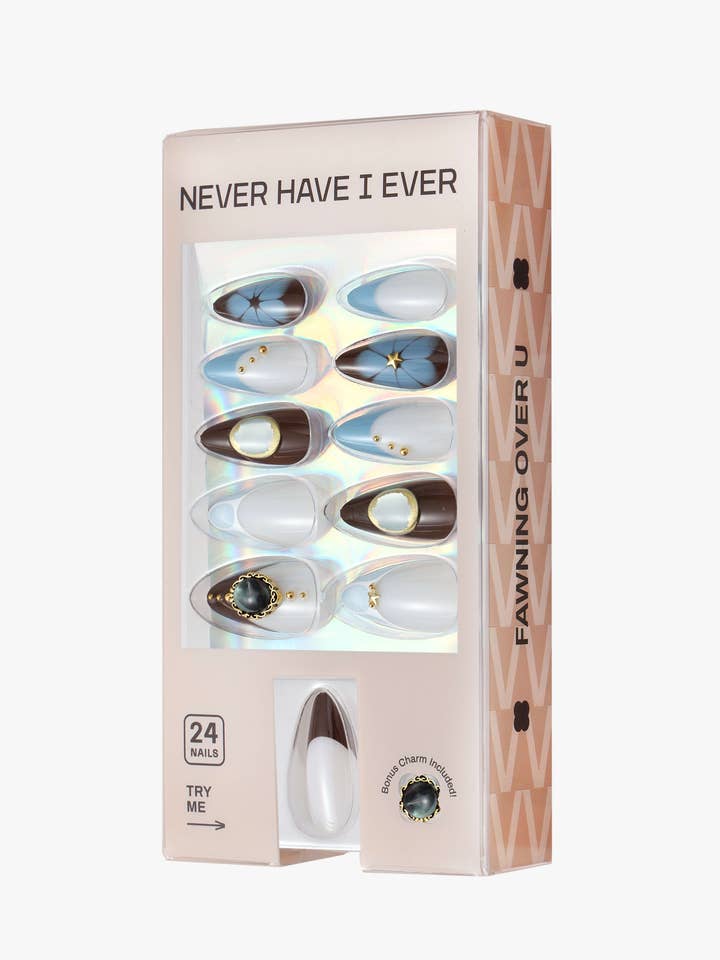 FAWNING OVER YOU - ALMOND PRESS-ON NAILS for wholesale by Never Have I Ever