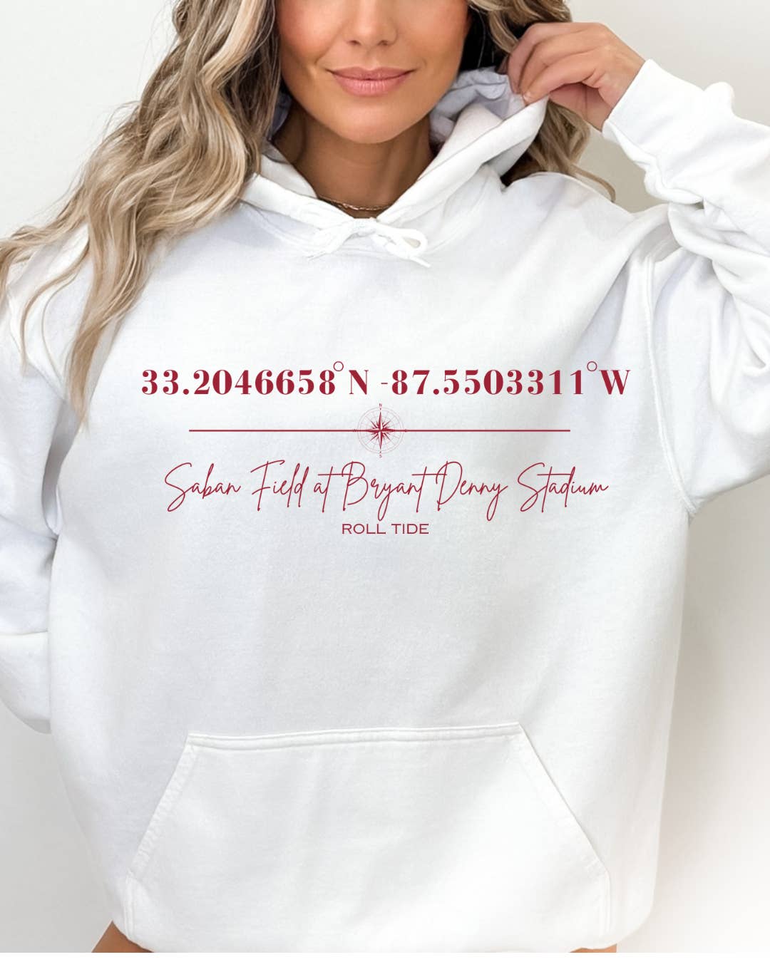 Uncommon Label - Wholesale Hoodie - Women's - Saban Field Bryant Denny Stadium Alabama Graphic Hoodie