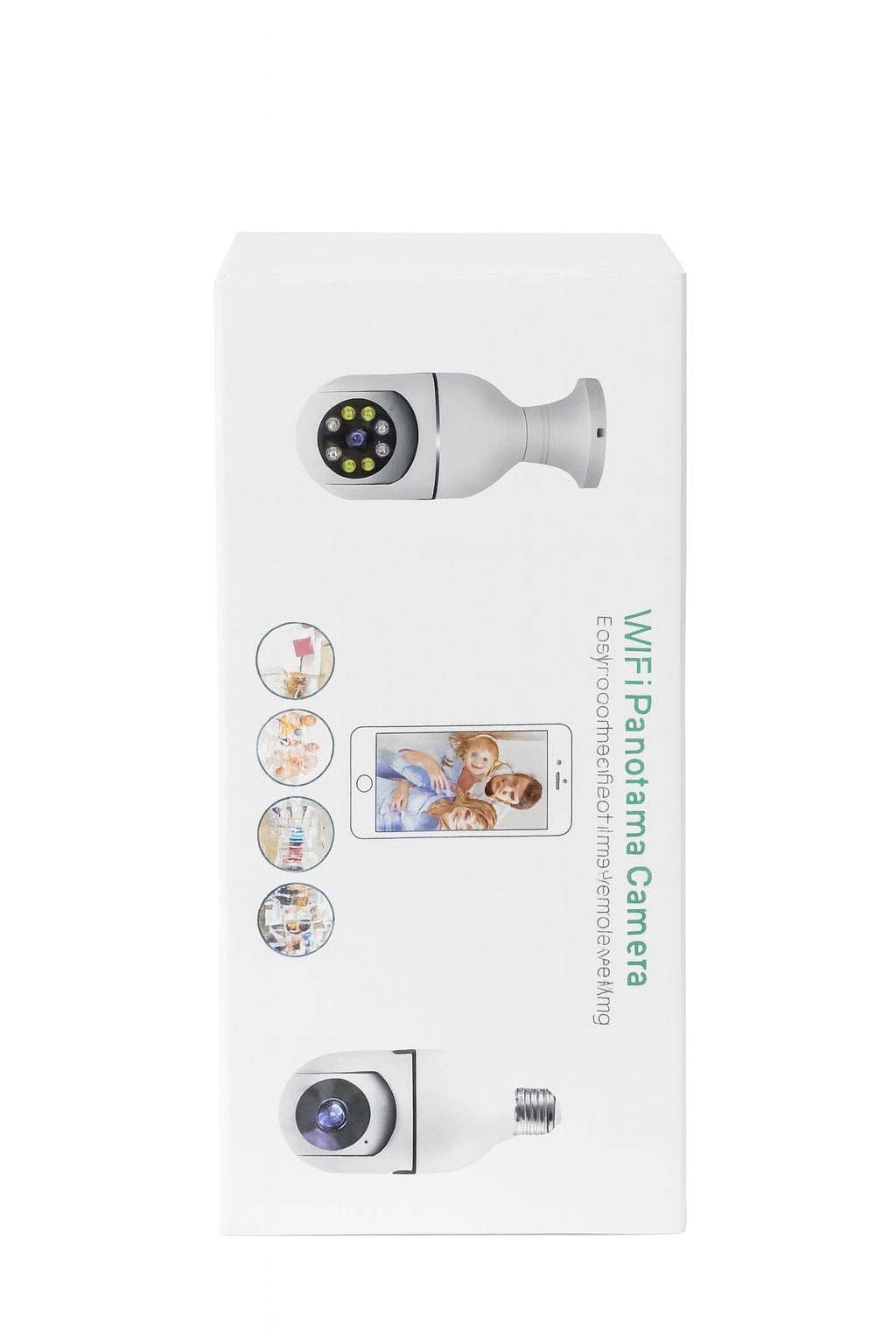 Krediz - Wholesale Small/Handheld Appliance - 5G WiFi Bulb E27 Security Camera – 1080P HD, Full-Color Night Vision, Motion Detection, Auto Tracking, Two-Way Audio, Indoor Smart Surveillance with 16GB/32GB/64GB Storage15