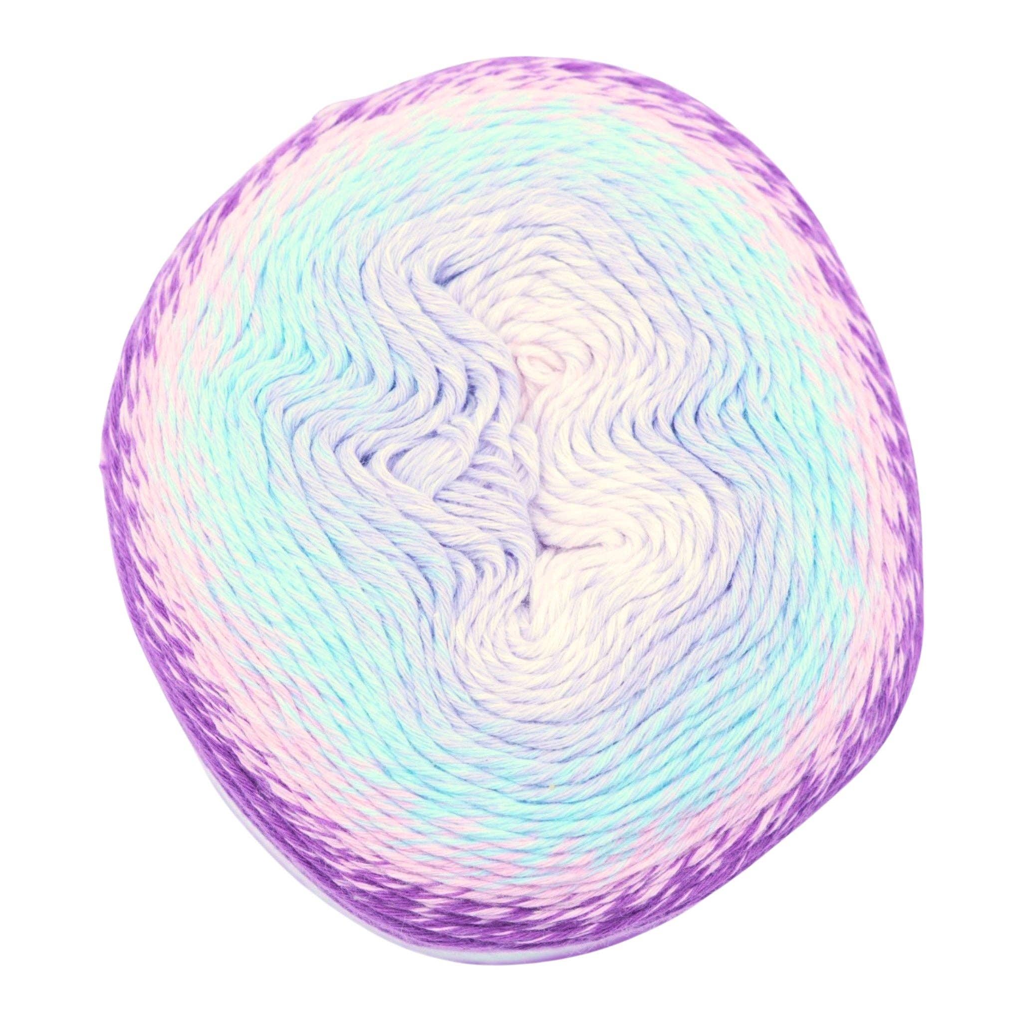 Okey Dokeys - Wholesale Yarn - 1060 Yards Gradient Cake Yarn - #1 Super Fine Cotton Acrylic Yarn6