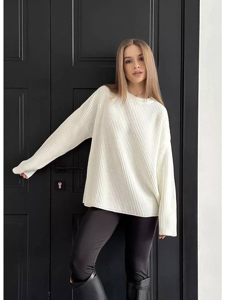 Marayn - Wholesale Pullover-trui - Dames - Chunky Gebreide Trui Chic Comfortabel en Globaal35