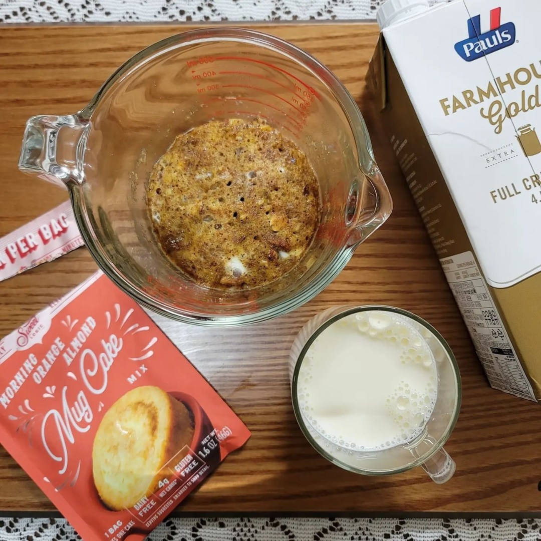 Sweet Logic - Wholesale Cake Mix - Orange Almond Mug Cake Quick Mix - Keto, Low-Carb (10-Pack)5