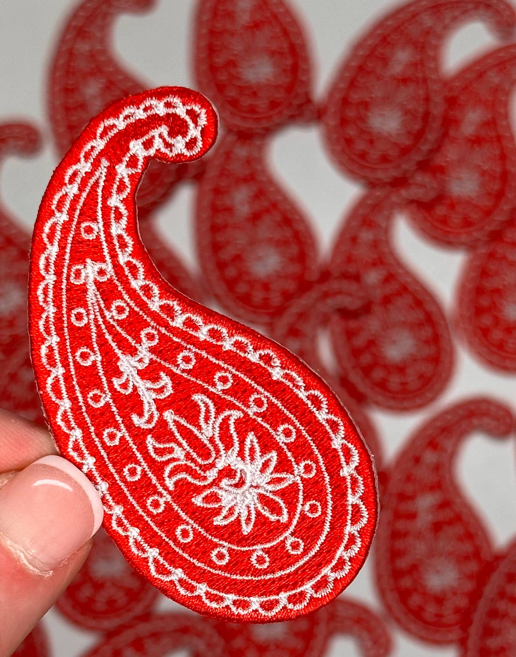 Aloe and Milk Boutique - Wholesale Patch - Paisley patch, western, boot patch, cowgirl, cheer, football6