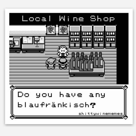 Local Wine Shop Magnet for wholesale by Shitty Wine Memes