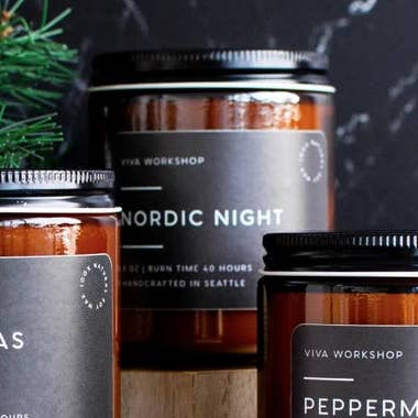 Nordic Night – Botanical Scented Soy Candle for wholesale by Viva Workshop