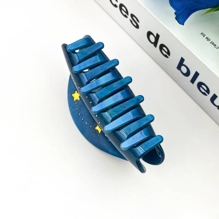 TheDivaSoap - Wholesale Hair Clip - Women's - Starry Night Hair Claw Clip, Acetate Starry sky Hair Clip3