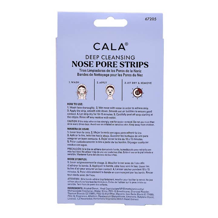 PINEAPPLE Beauty - Wholesale Pore Strip - CALA 67205 Deep Cleansing 10 Pcs Nose Pore Strips - 6 set3