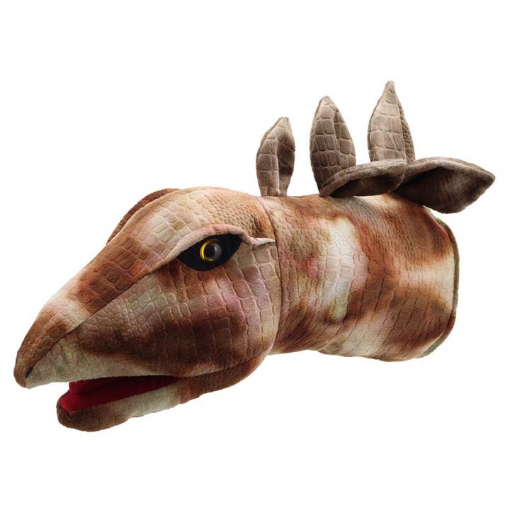 The Puppet Company (US) - Wholesale Puppet - Kids & Baby - Dinosaur Puppet: Stegosaurus Large Dino Heads Puppet