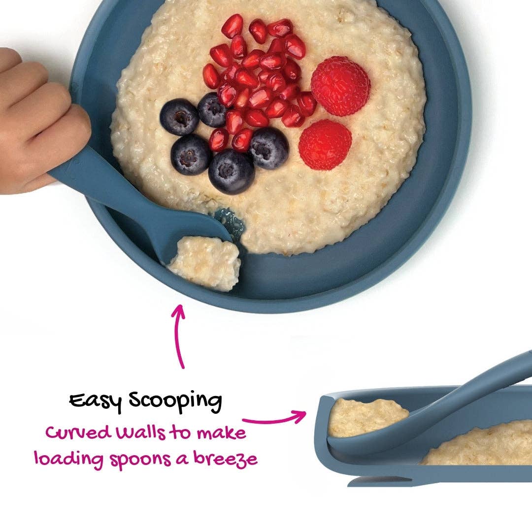 Brightberry - Wholesale Dinner Plate - Kids & Baby - Easy-Scooping Suction Plate3