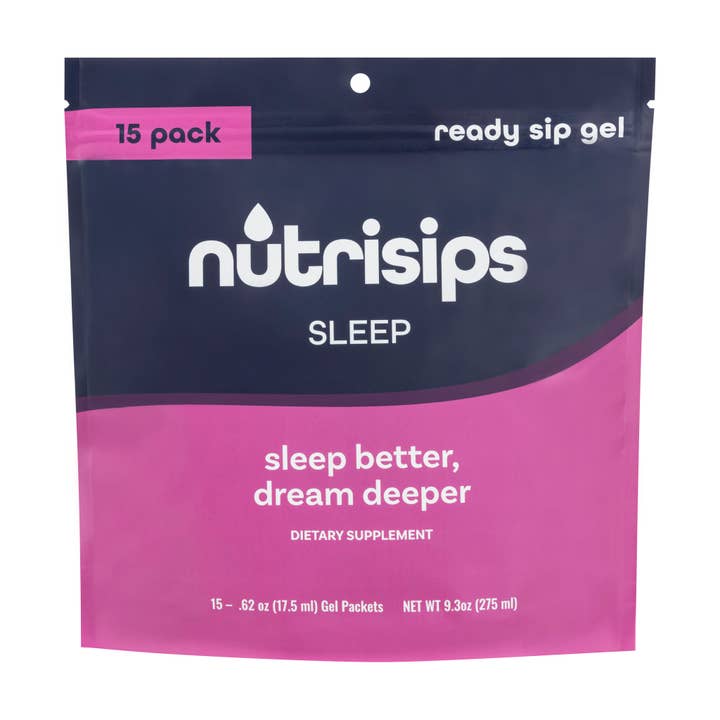 Nutrisips Sleep Liquid Supplement 15 Count Bag for wholesale by Nutrisips