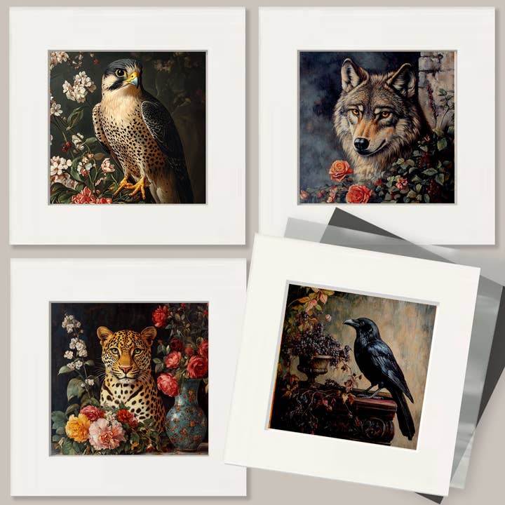 Mowbi - Wholesale Art Print - Lynx - Animal Still Life Wall Art Prints – 8″x10″ Artwork for 11″x14″ Frame2