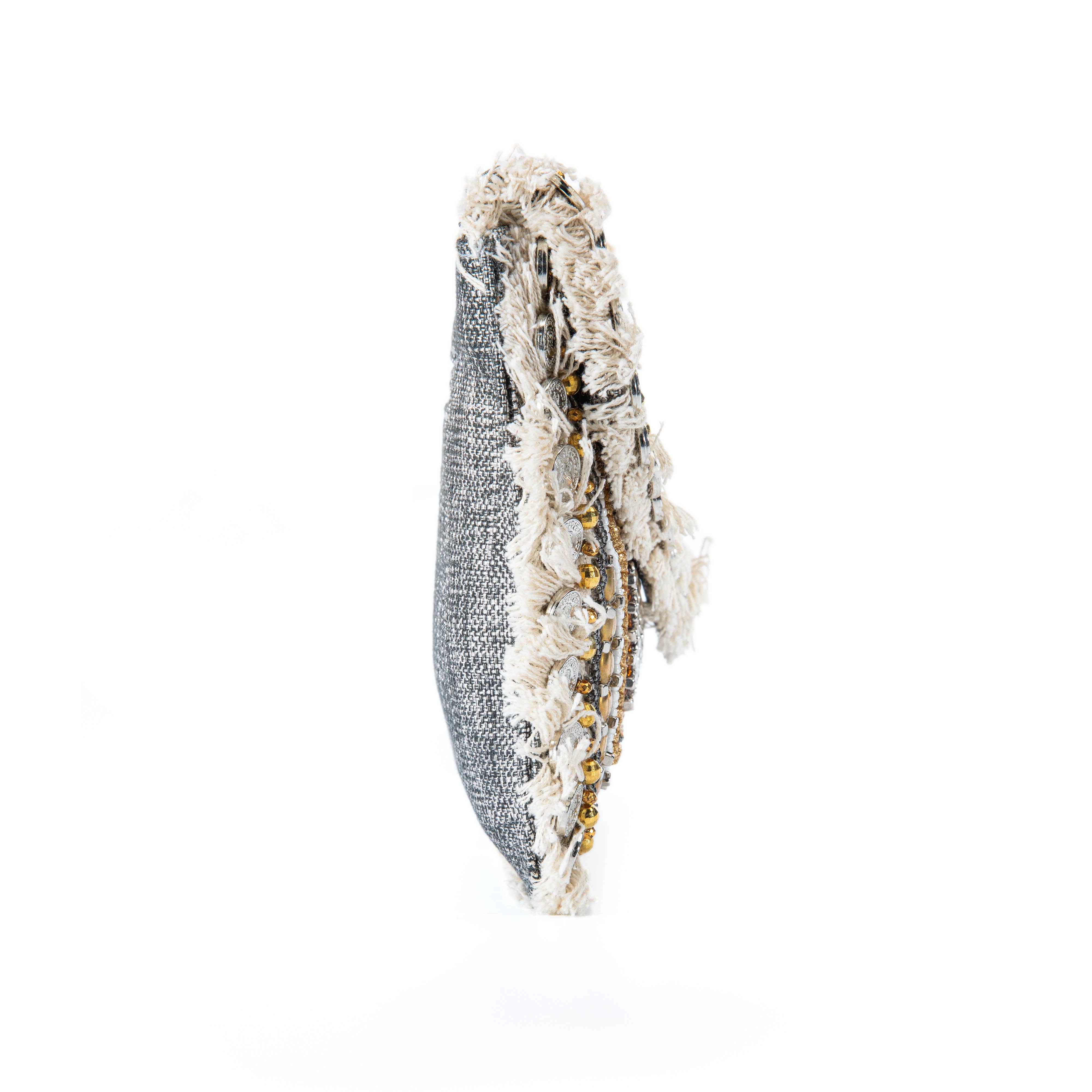 Samser Designs – Großhandel Clutch – Damen – Lina Gorgeous Fringe Clutchtasche für Damen3