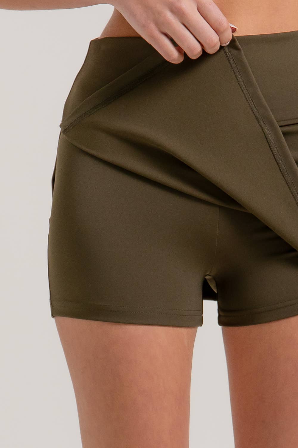 Active Basic | Active USA - Wholesale Athletic Shorts - Women's - Side Slit Style Activewear Skort13