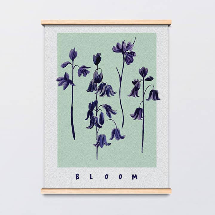 Estampa Bluebell Bloom por atacado de Studio Marie Prints