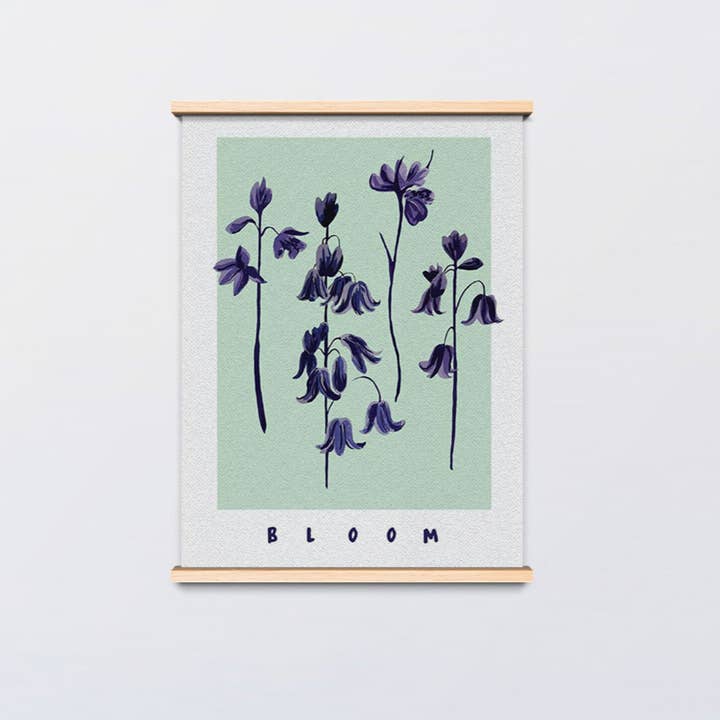 Bluebell Bloom Print for wholesale by Studio Marie Prints