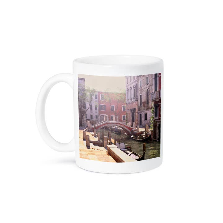 3dRose - Wholesale Coffee Mug - 3dRose, Canals of Venice with Gondolas in Full Sunlight, Mug8