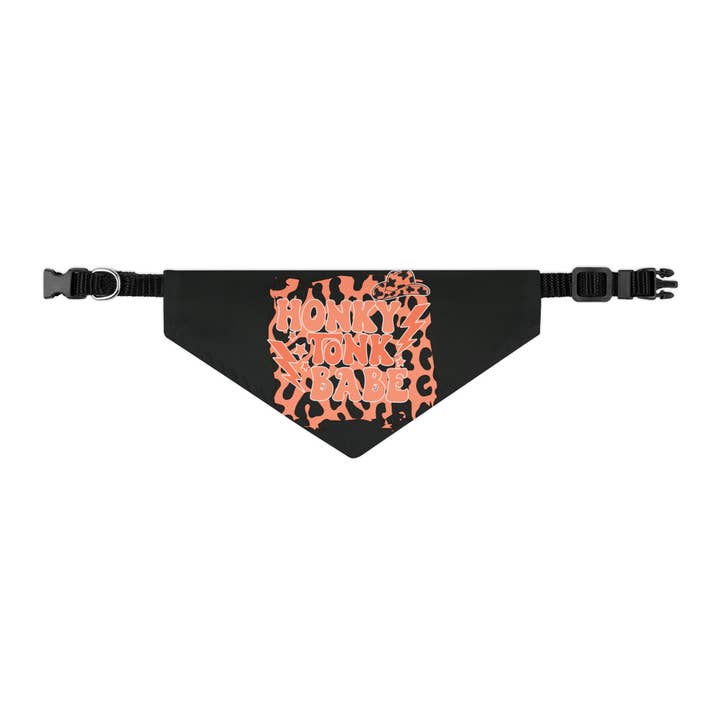 The Sterling Gypsy - Vente Bandana – chien - Collier Bandana pour Animaux Honky Tonk Babe | Accessoire pour Chien de Ferme | Écharpe Amusante pour Chien | Écharpe Western pour Chien | Écharpe Cowgirl pour Chien