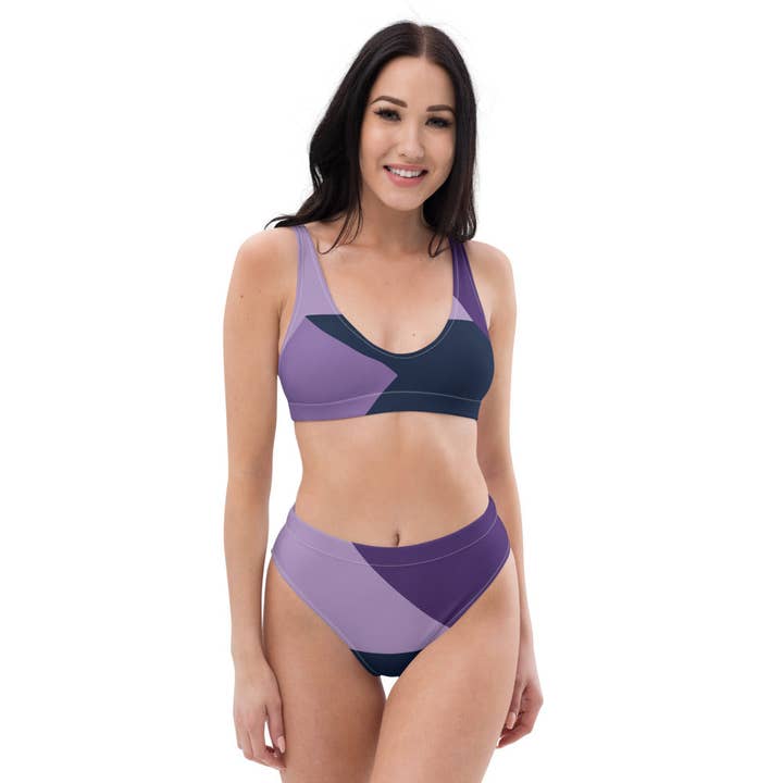 Whack Recycled high-waisted bikini for wholesale by Ikan Island