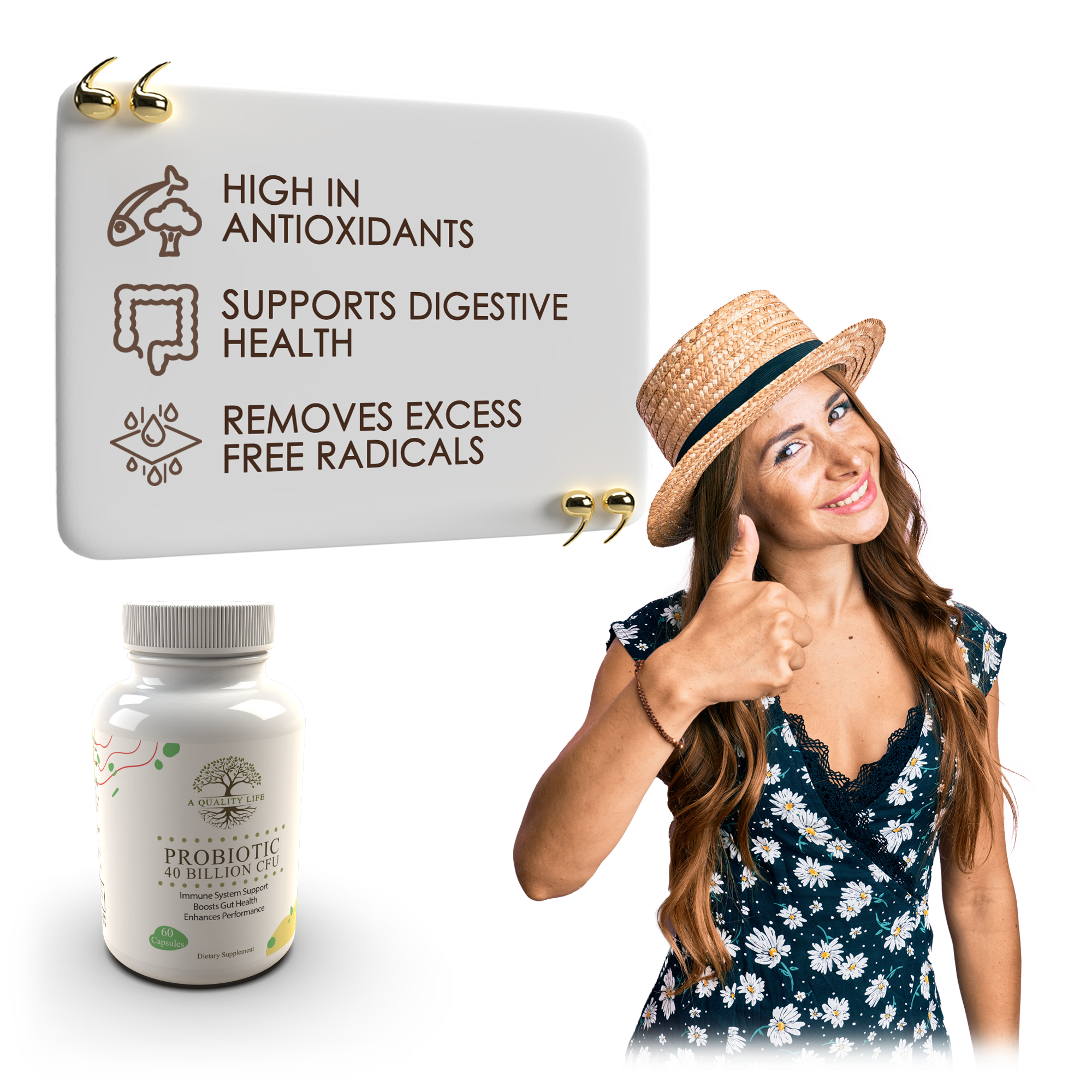 A Quality Life - Wholesale Oral Supplement/Vitamin - Probiotic 40 Billion CFU2