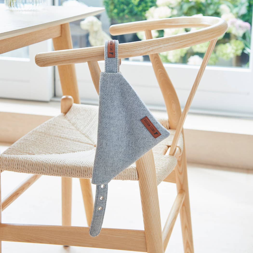 Sweet William Designs - Wholesale Pet Bandana - Dog - Bandana - Grey Tweed1