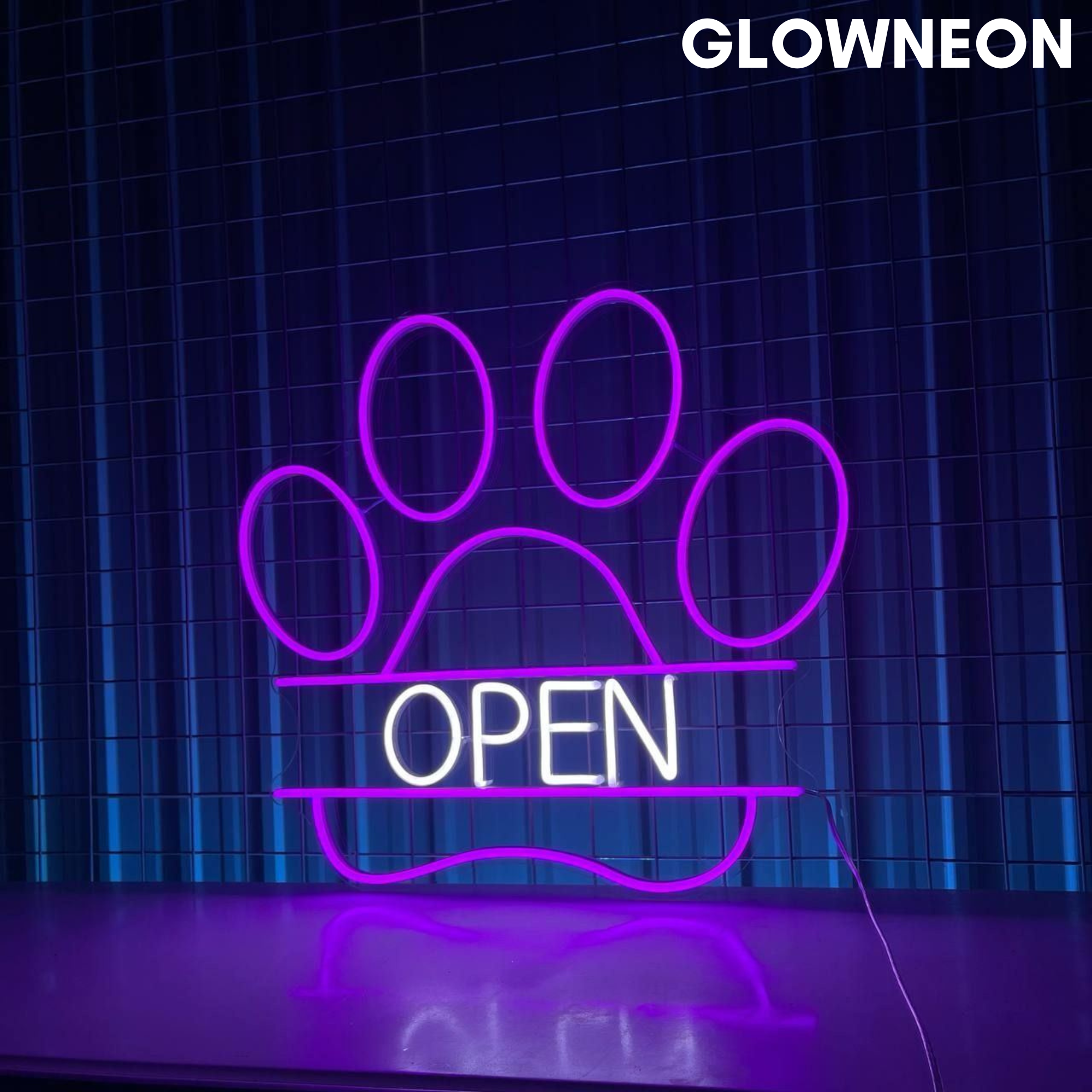 Glow Neon - Wholesale Neon Sign - Open Dog Spa Neon Sign, Dog Clinic Led Sign, Gifts For Vet1