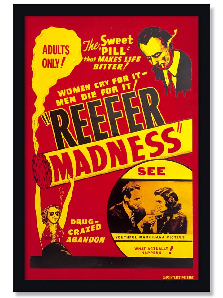 Reefer Madness Vintage Movie Poster for wholesale by Keep Calm Collection