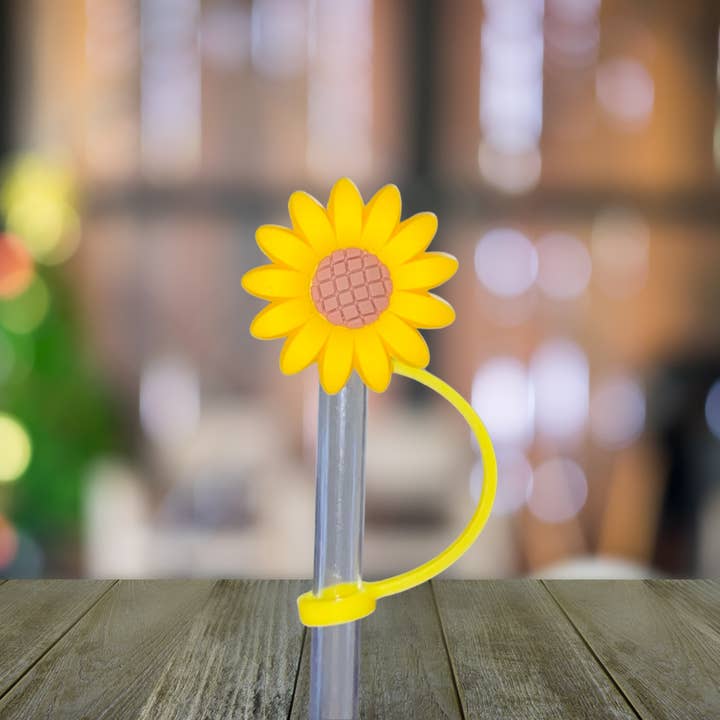 Solros Sugrörstoppare för wholesale av Kailex Boutique Wholesale