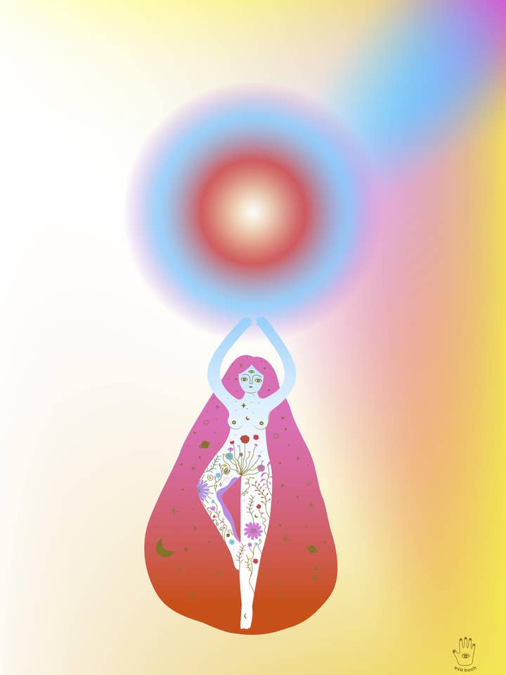 Intuition Power Kunstdruck, Wandkunst Druck, Poster, Illustration für den Großhandel von Eva Boch