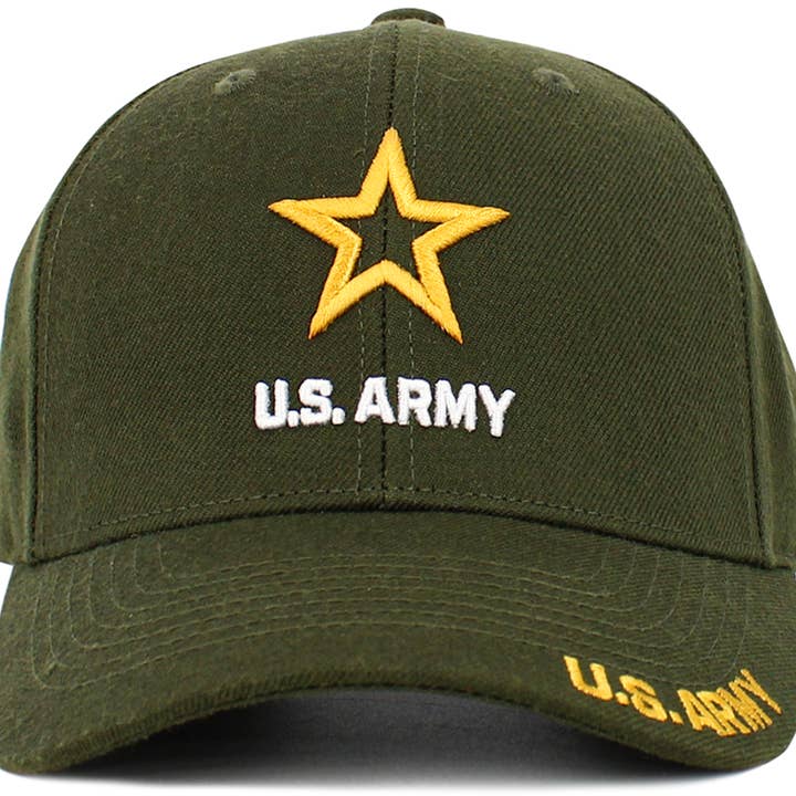 KBETHOS - Wholesale Baseball Cap - Men's - US ARMY Constructed Baseball Cap Velcro Closure