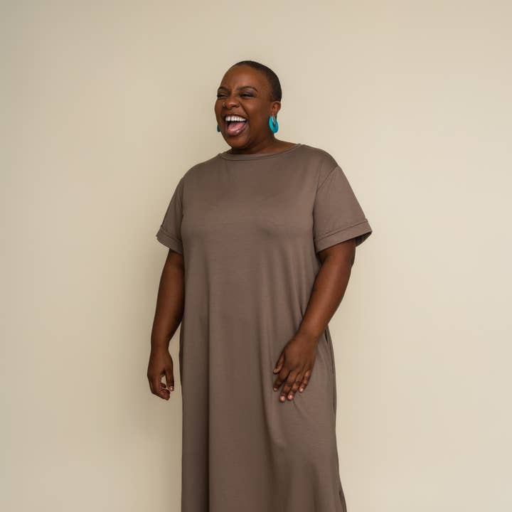 Lia Oversized Jurk voor wholesale door Dress Cozy Loungewear Corporation