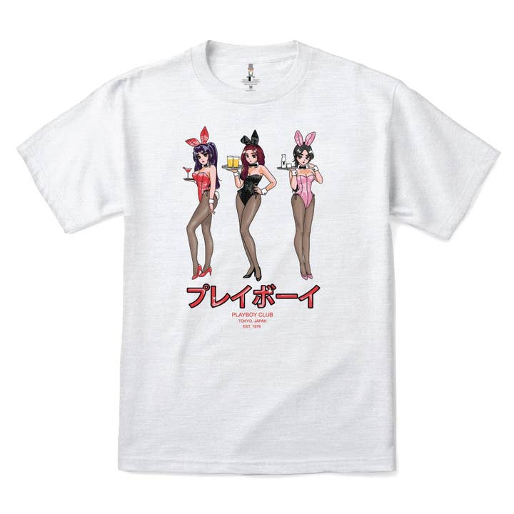 PLAYBOY - Wholesale T-shirt (graphic) – unisex - Tokyo Club Happy Hour T-Shirt
