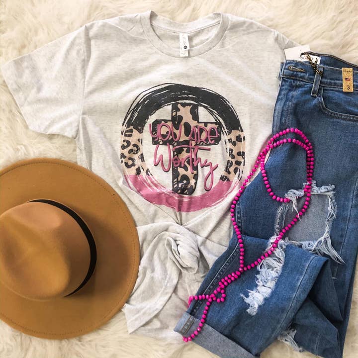 You are worthy tee for wholesale by RR Tees Wholesale