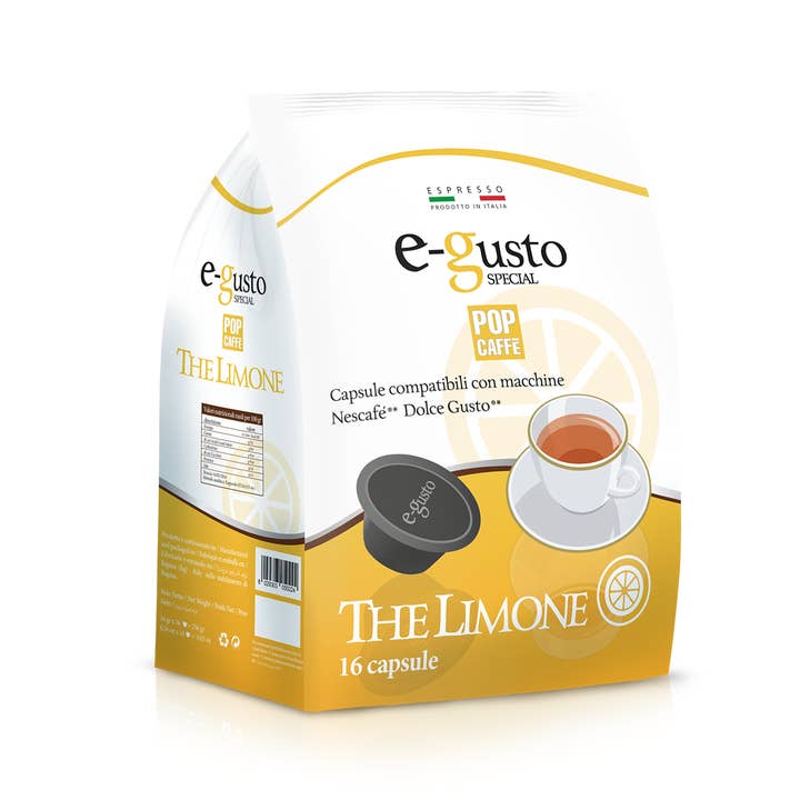 E-GUSTO DRINKS - LEMON TEA
100% made in Italy for wholesale by POP CAFFE'