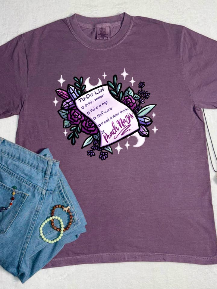 To Do List Comfort Colors Tee for wholesale by NyteSky Apparel