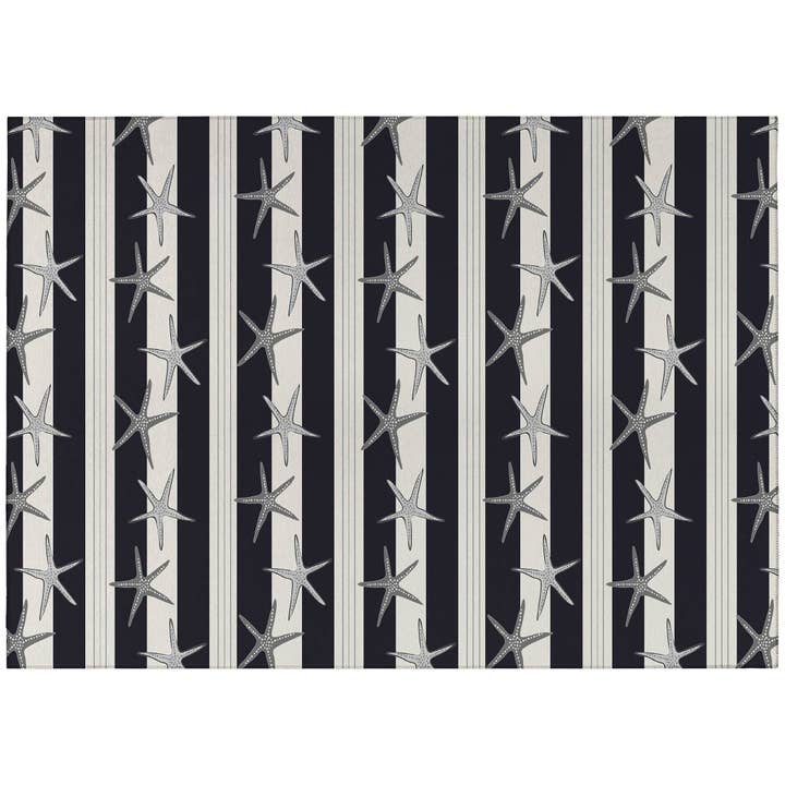 Dalyn Indoor/Outdoor Seabreeze SZ12 Black Washable for wholesale by Dalyn Rug