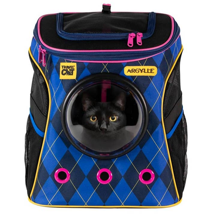 Travel Cat | Your Cat Backpack - Wholesale Pet Carrier - Cat - Argylle x Travel Cat "Spy" Cat Backpack - Officially License